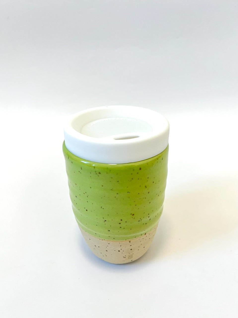 Ceramic Takeaway Cup - Lime