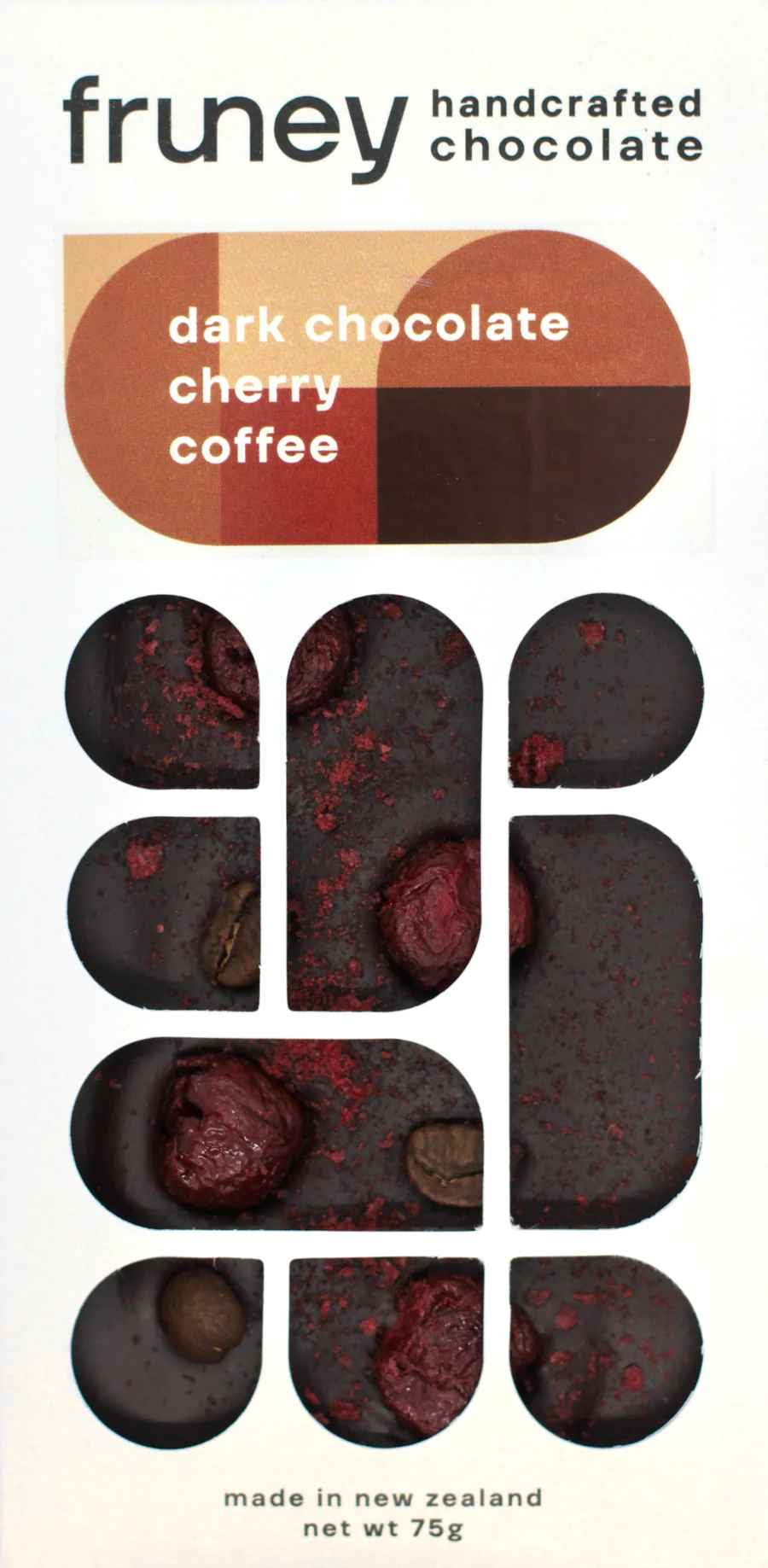 Dark Chocolate, Cherry & Coffee Bar - 75g