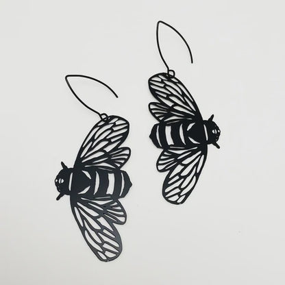 Bee Dangles in Black