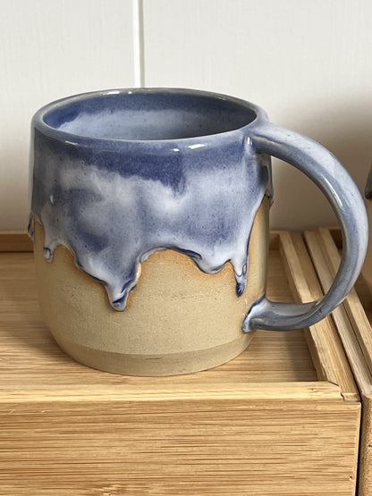 Ceramic "Drippy" Mug - Light Blue