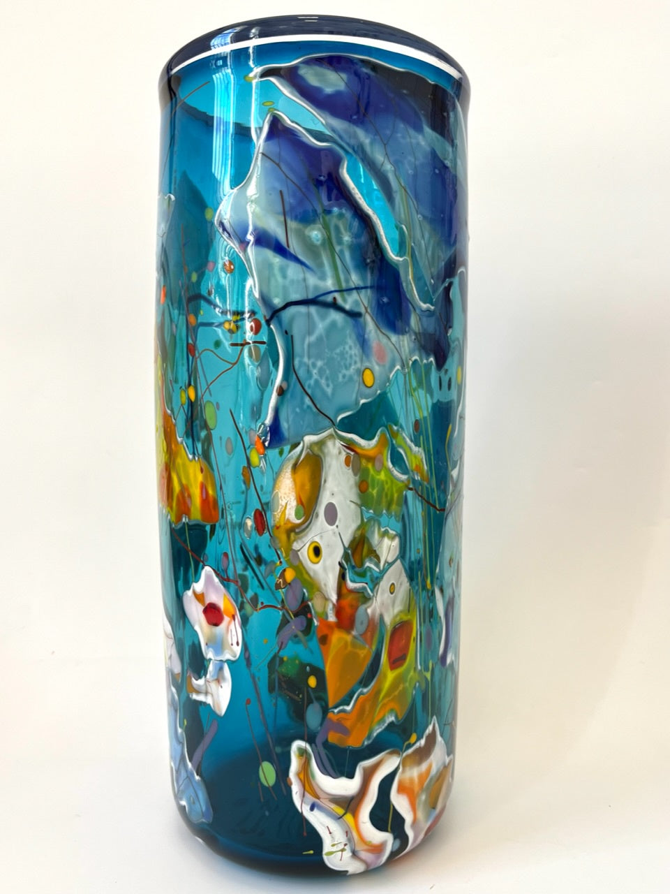 Cylinder Vase - Shard, Blue (Dec 2022)