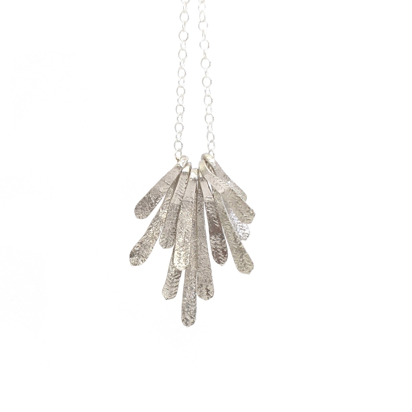Flutter Necklace - Silver