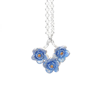 Forget Me Not Trio Necklace