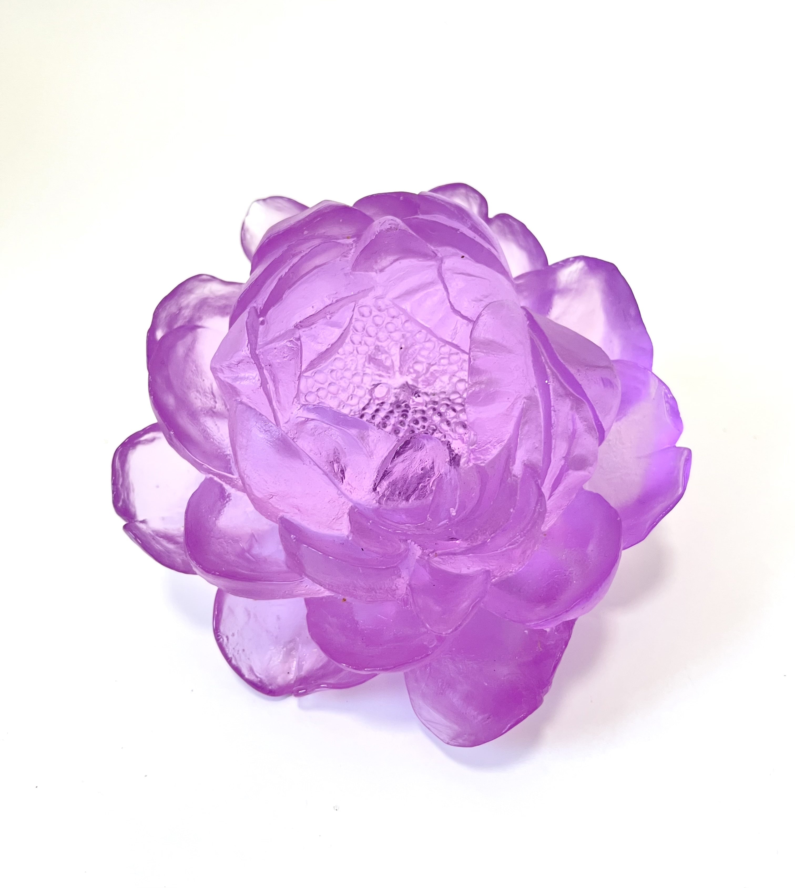 Peony in Cast Glass - Fuchsia – Inc Design Store