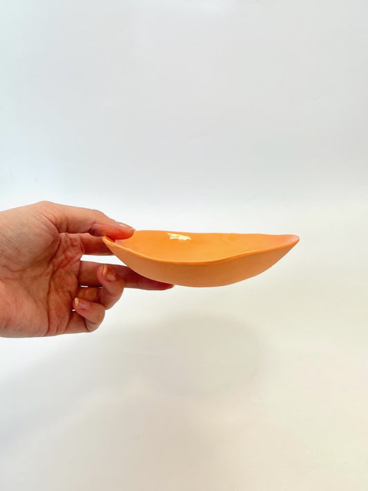 Cantaloupe Bowl - One of a Kind Ceramic - Small 15cm