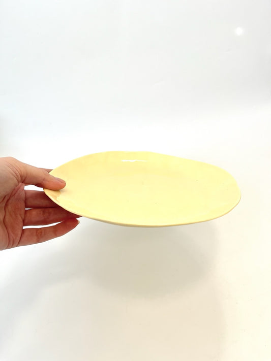 Buttermilk Plate - One of a Kind Ceramic - 19-20cm