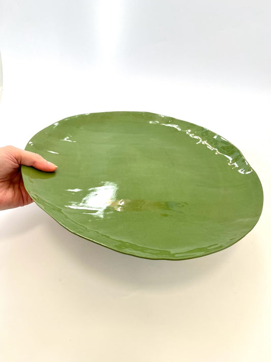 Olive Plate - One of a Kind Ceramic - Platter 31cm