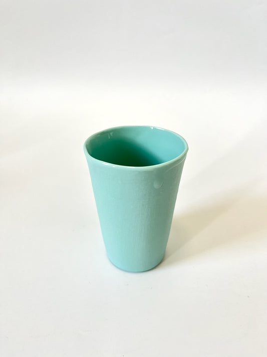 Aqua Vessel - One of a Kind Ceramic - Short 7 x 10cm