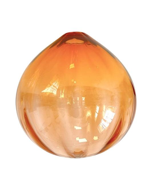 Handblown Glass 'Dodici' pendant light - Apricot - made to order