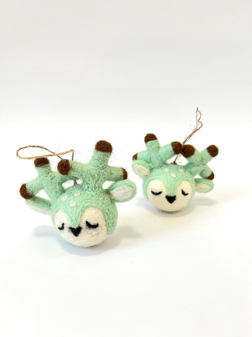 Reindeer Head Decoration - Mint