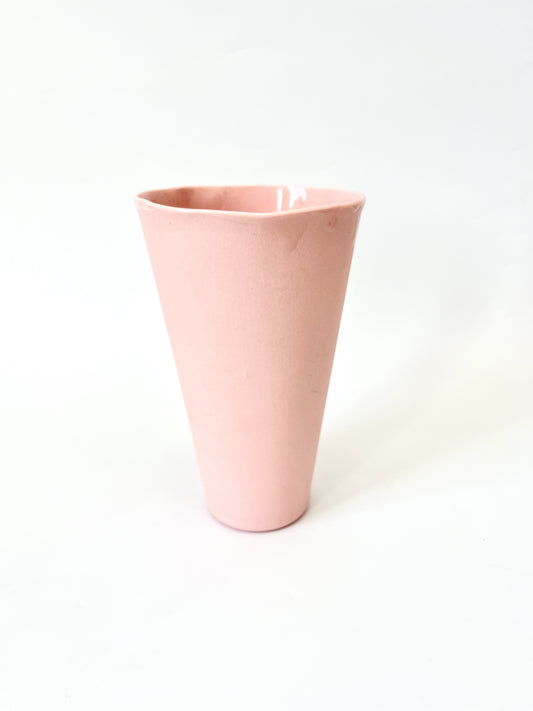 Pink Vessel - One of a Kind Ceramic - Vase 10 x 18cm
