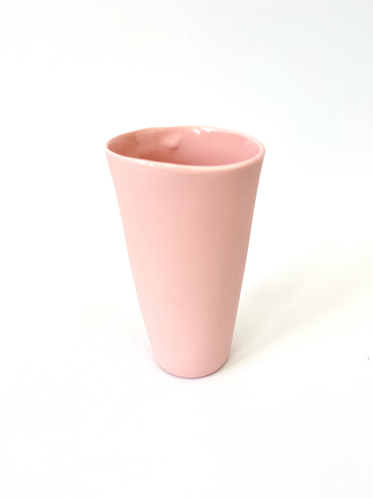 Pink Vessel - One of a Kind Ceramic - Tall 8 x 15cm