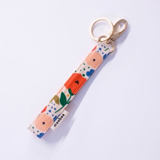 Key Wristlet - Bright Floral