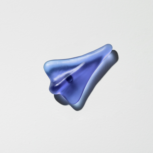 "Jumbo Jetplane" in Glass - Hyacinth