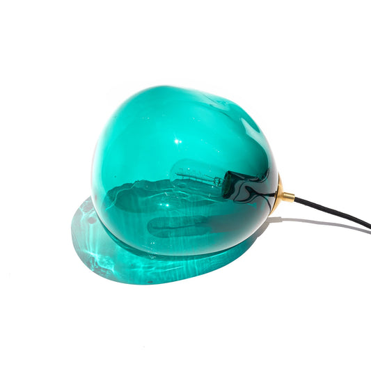 Deflated Lamp / Pendant - Large (33cm) - Jade Green - made to order