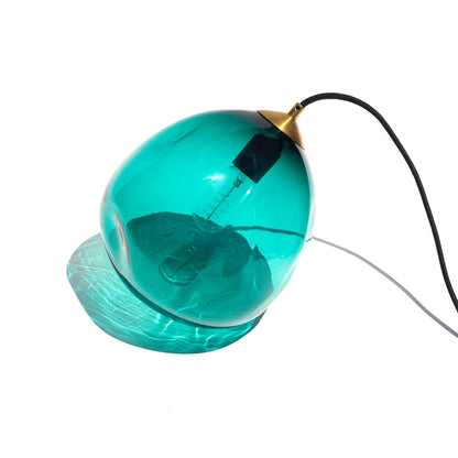 Deflated Lamp / Pendant - Large (33cm) - Jade Green - made to order