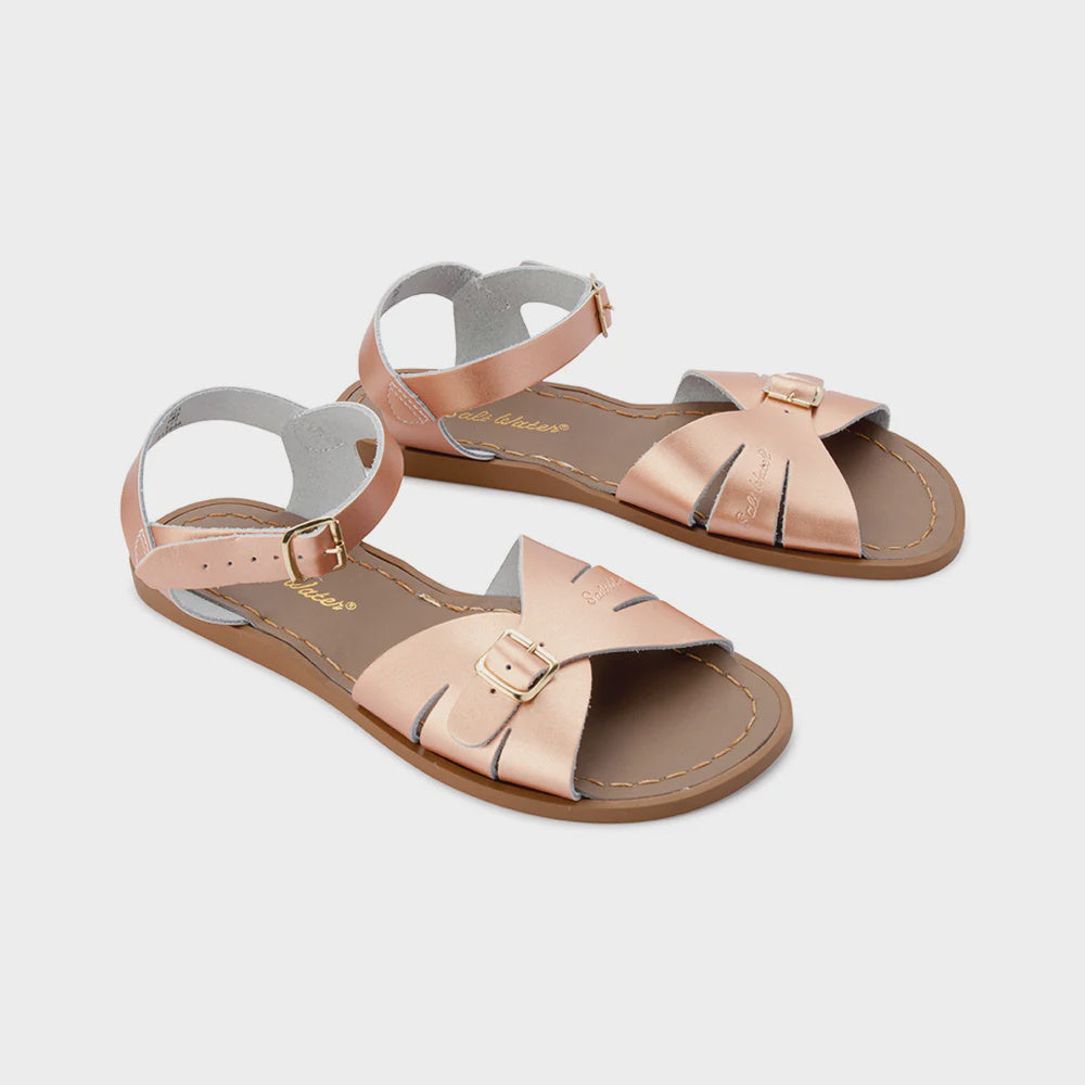 Saltwater "Classic" Sandals - Rose Gold