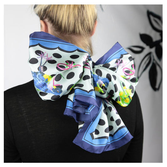 Silk Scarf - Early Bird