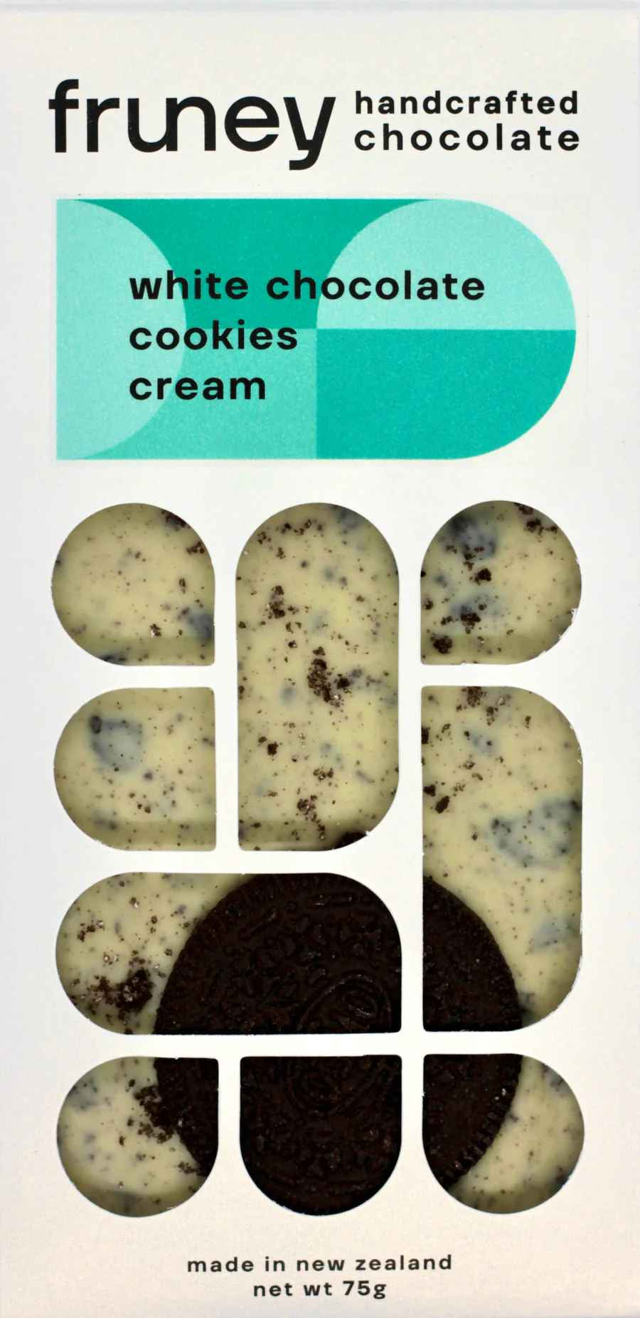 White Chocolate, Cookies & Cream Bar - 75g