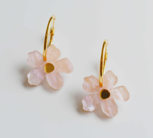 Wildflower Earrings - Blush