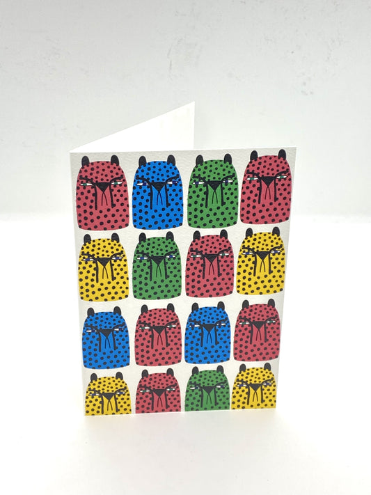 Cards - Multicolour Cheetahs