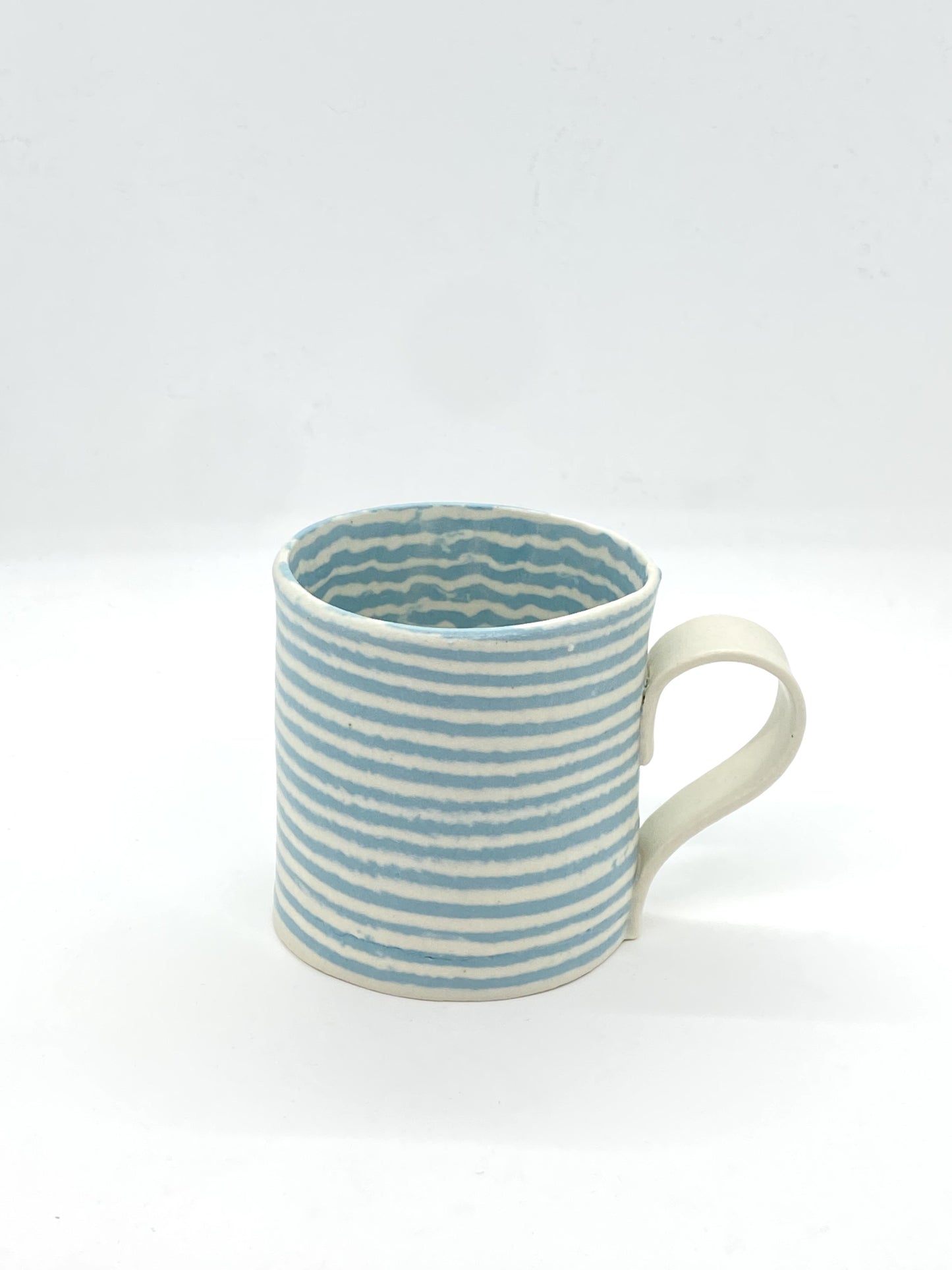 Ceramic Nerikomi Mug - Large - Light Blue