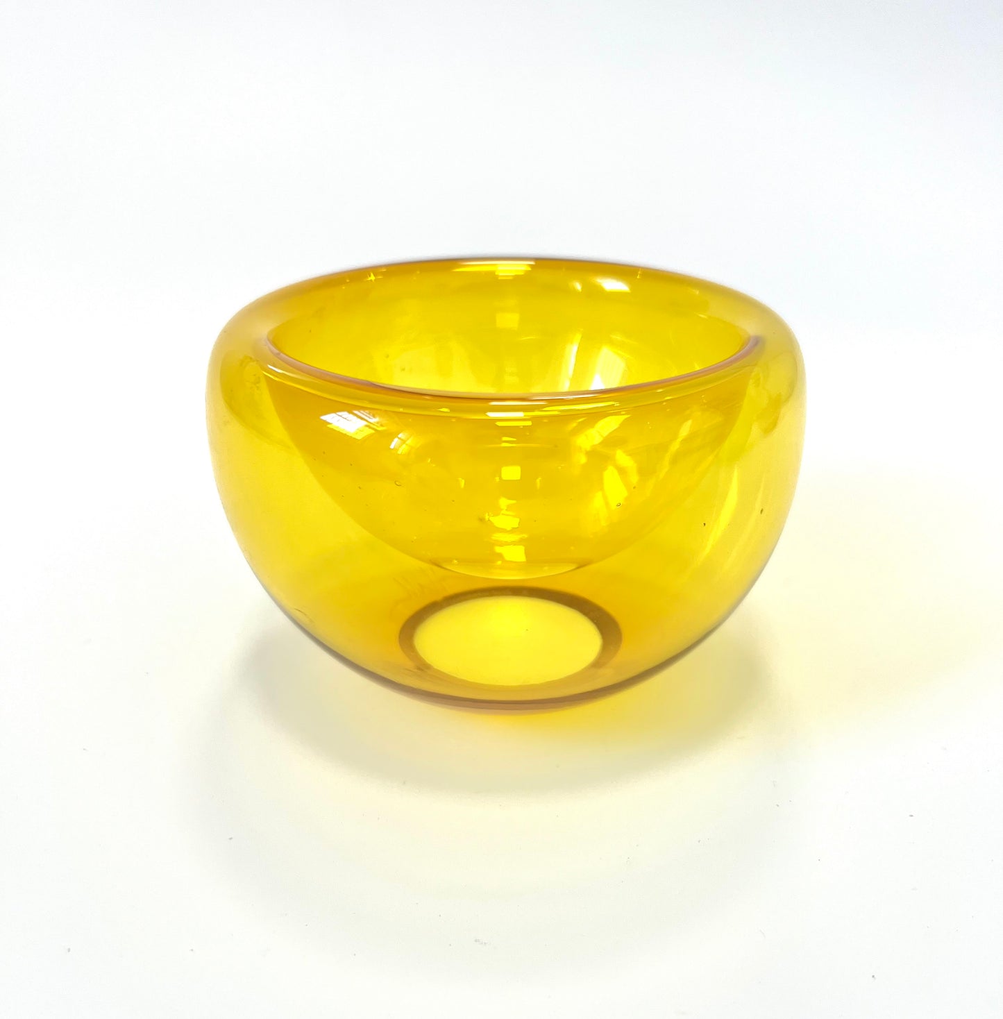 Handblown Glass Mini "Fulvio" Bowl - Yellow