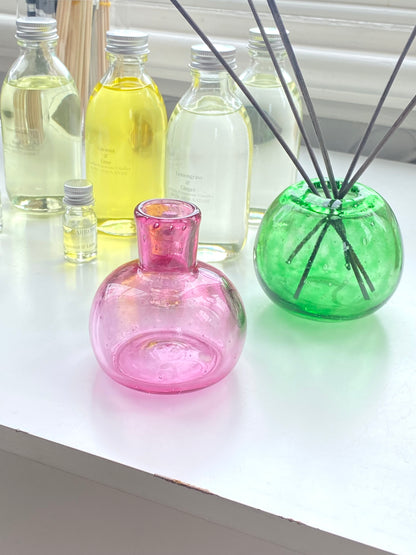 Handblown Glass Diffuser/Vase - Emerald