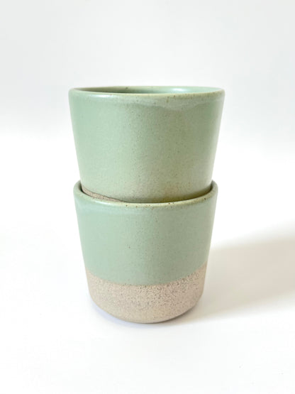 Handmade Ceramic Tumbler - Green