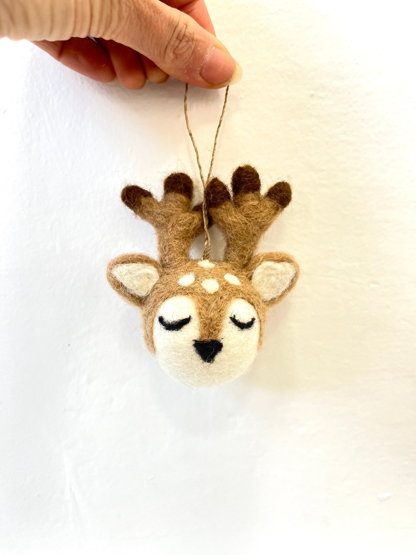 Reindeer Head Decoration - Fawn