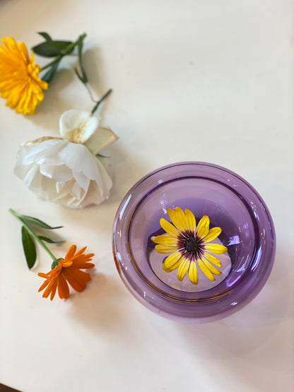 Handblown Glass Mini "Fulvio" Bowl - Hyacinth