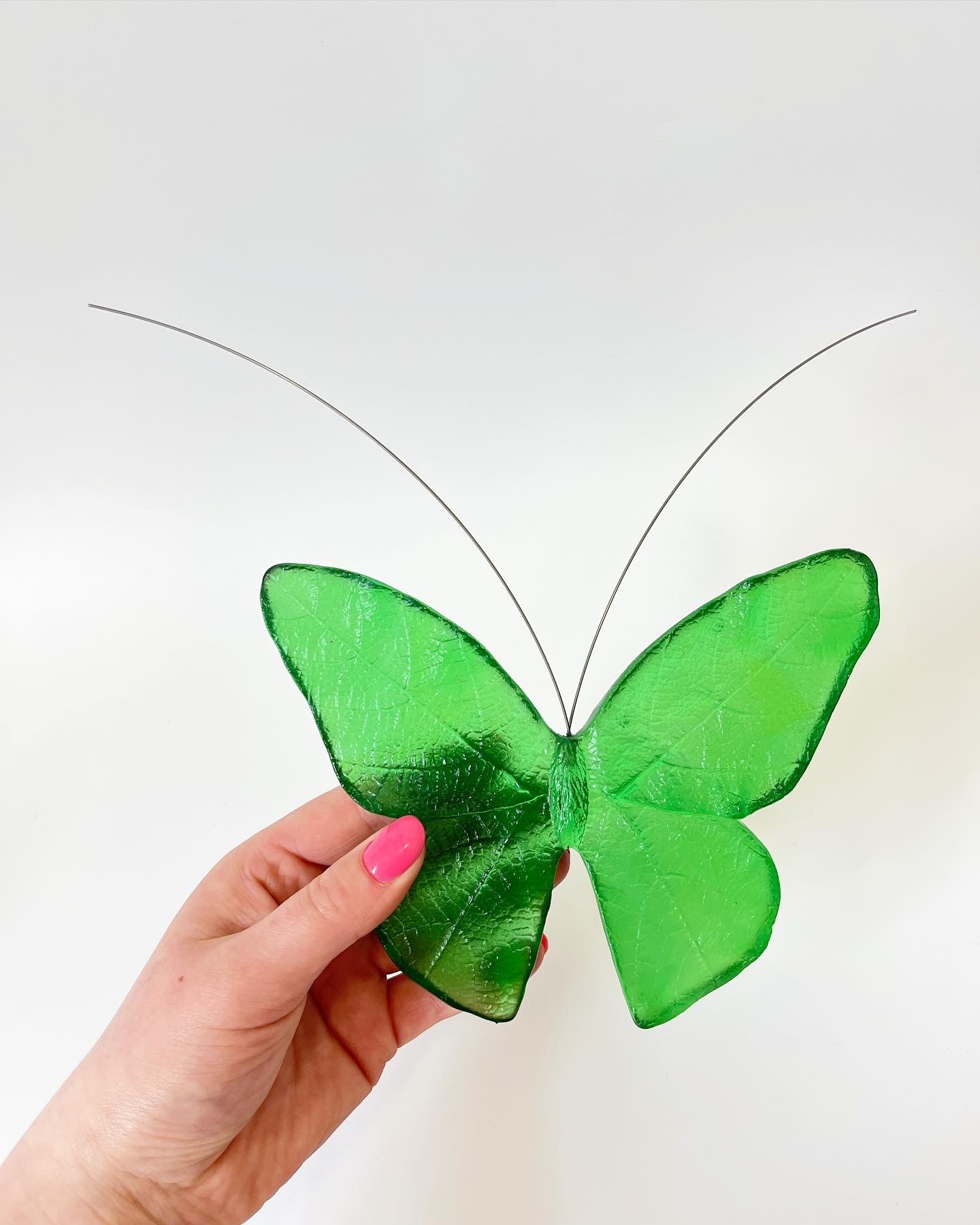 Glass Monarch / Kakahu Butterfly - Emerald