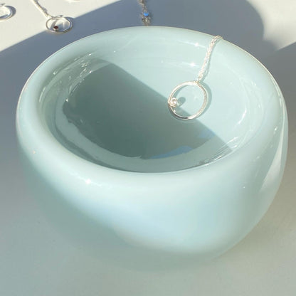 Handblown Glass Mini "Fulvio" Bowl - Pigeon