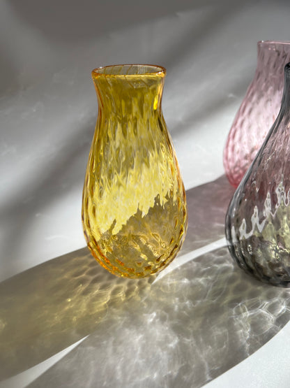 Special Edition Handblown Glass Vase - Smoky Grey