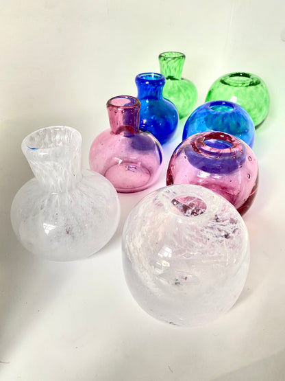 Handblown Glass Diffuser/Vase - Cobalt Blue