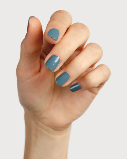 "Juniper" Grey-Blue Denim Crème Nail Polish - 10ml