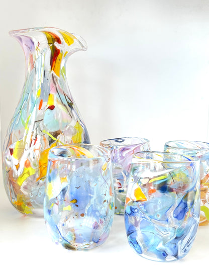 Handblown Glass Carafe - Shard