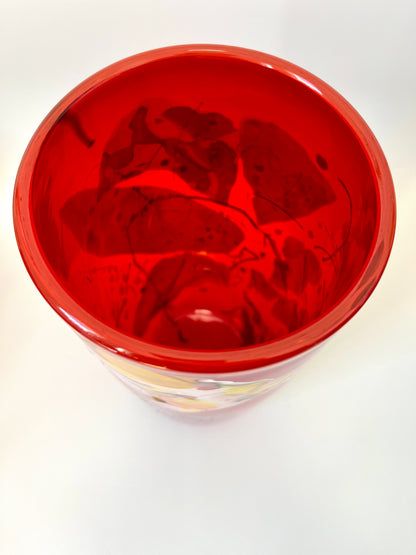 Cylinder Vase - Shard, Red (Dec 2022)