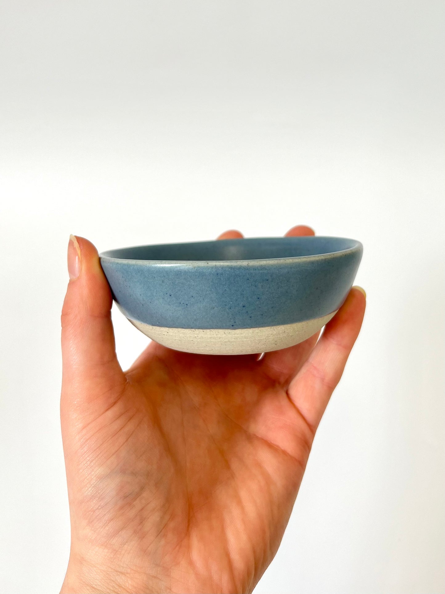 Handmade Ceramic Snack Bowl - Blue