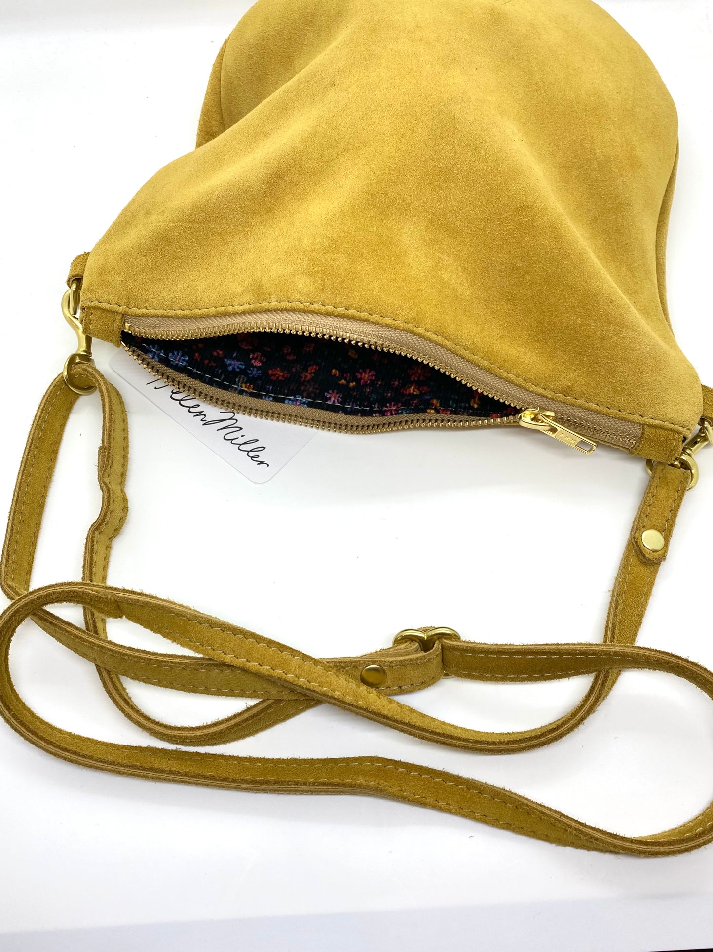 Party Pouch - Mustard Suede