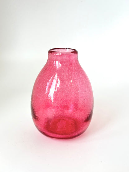 Handblown Glass Diffuser/Vase - Gold Ruby