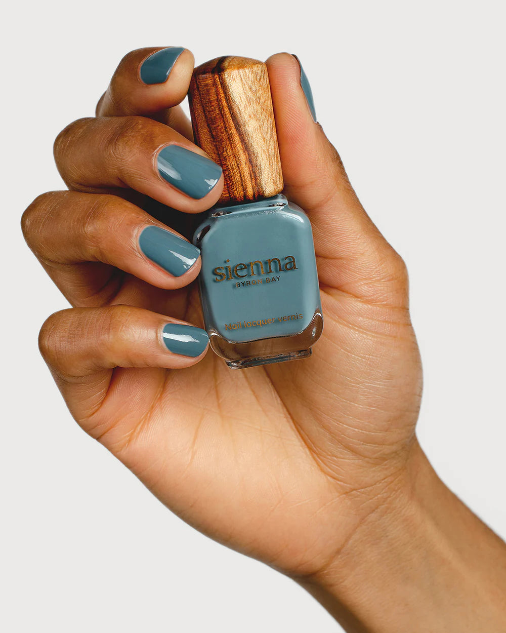 "Juniper" Grey-Blue Denim Crème Nail Polish - 10ml