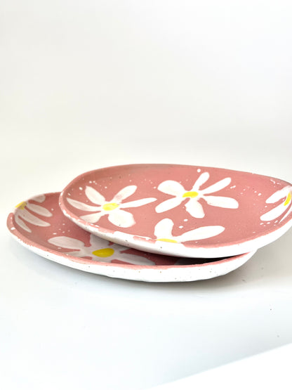 Daisy Plate - Pink