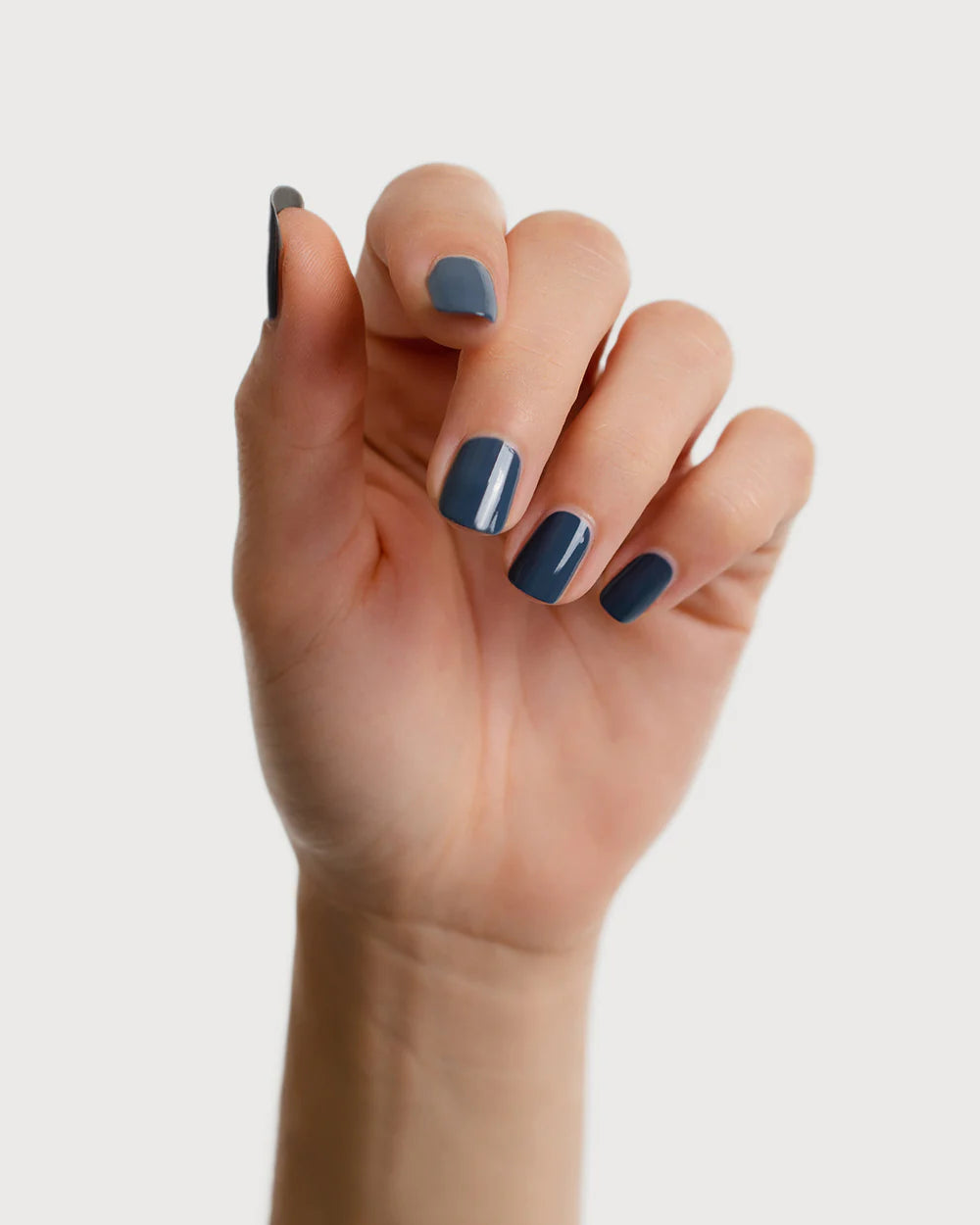 "Celeste" Blue-Grey Crème Nail Polish - 10ml