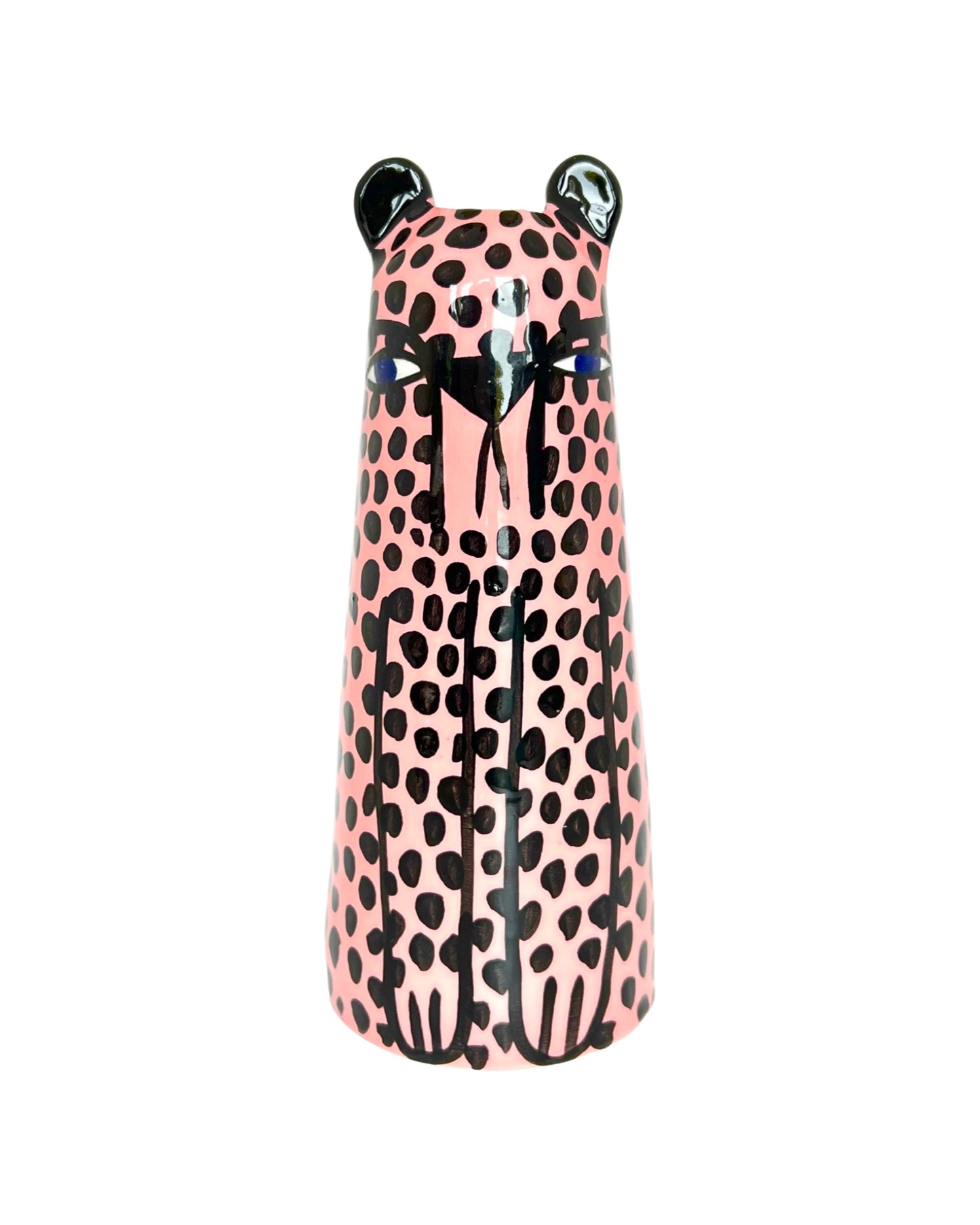 Pink Cheetah Vase by Studio Soph