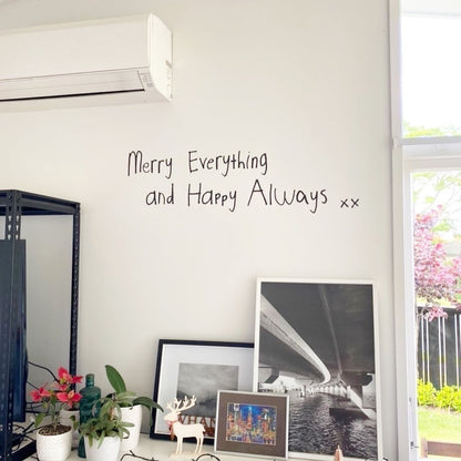 Christmas Wall Wishes ("Merry Everything and Happy Always")"
