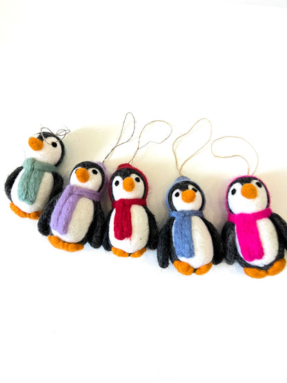 Felted Penguin - Sage Green
