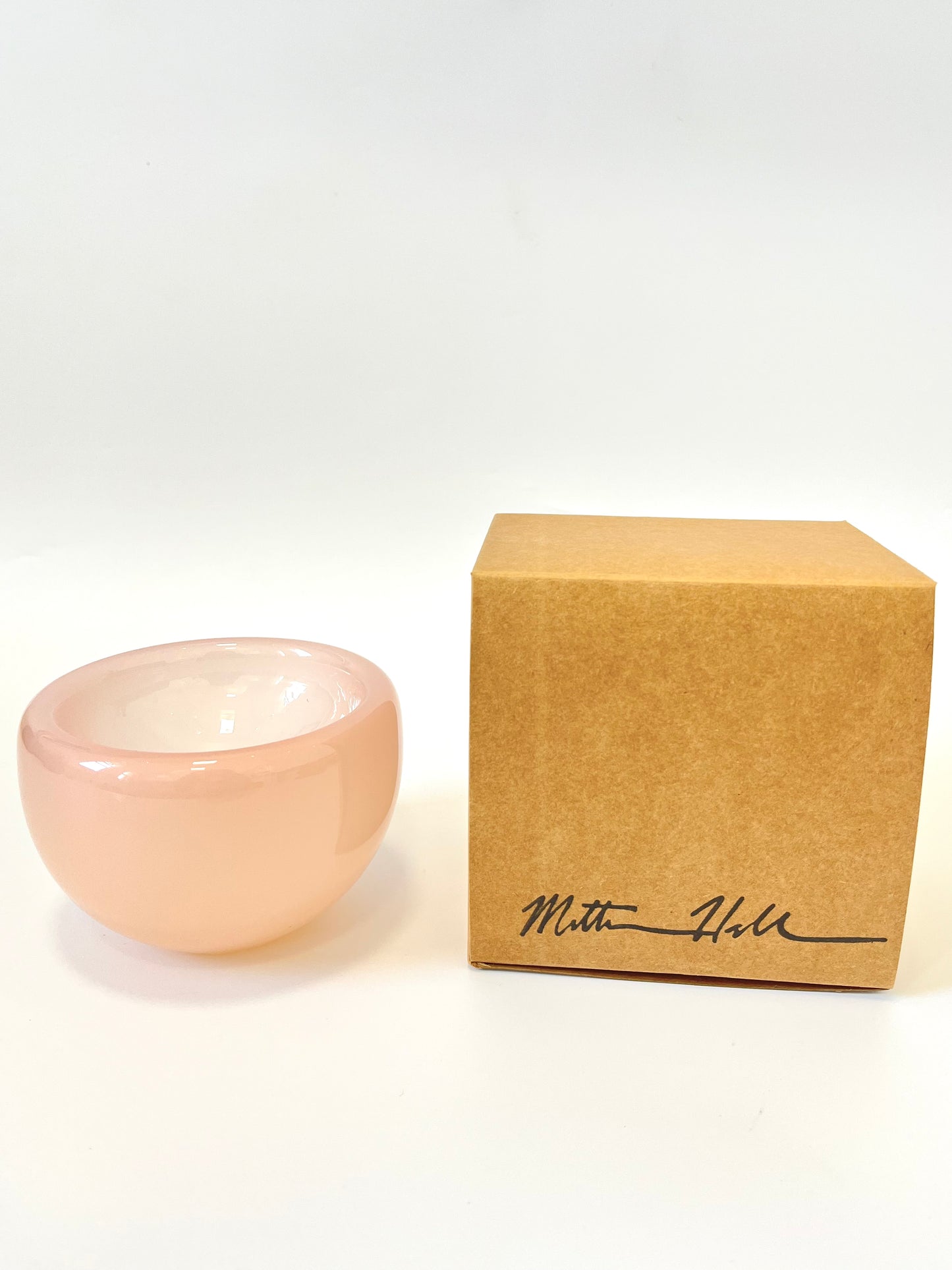 Handblown Glass Mini "Fulvio" Bowl - Flamingo