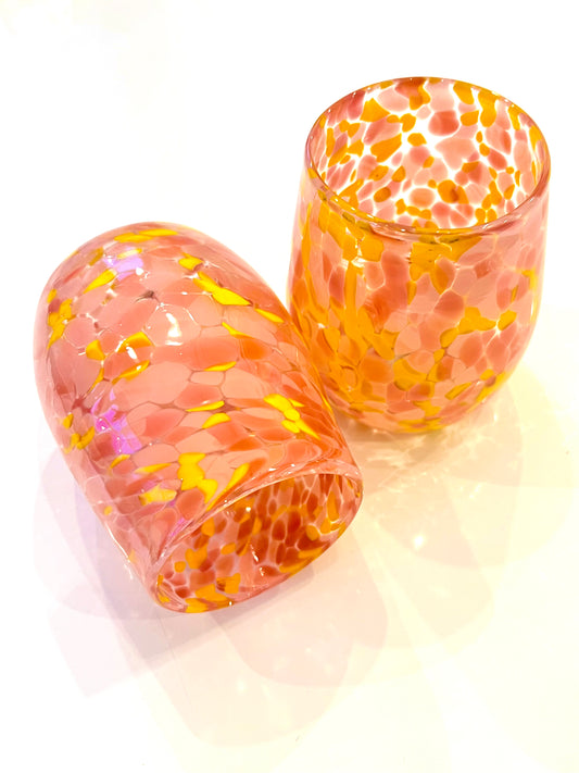 Handblown Glass Tumbler - Sorbet