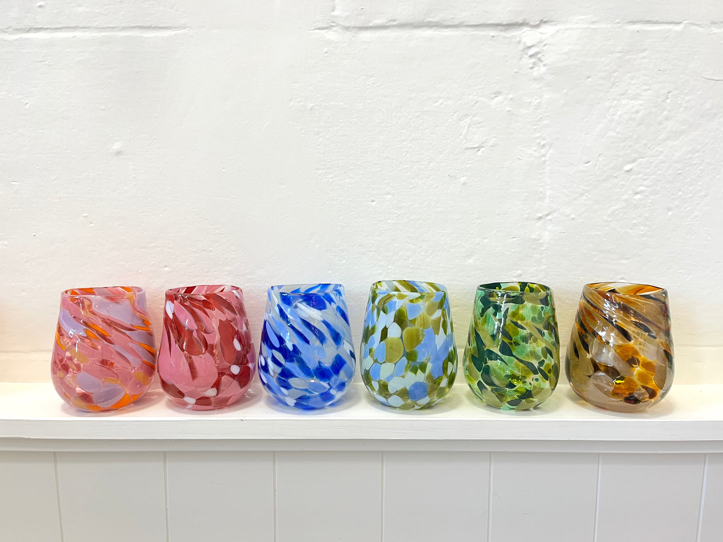 Glass Tumblr Handblown Glass Tumbler - Landscape – Inc Design Store